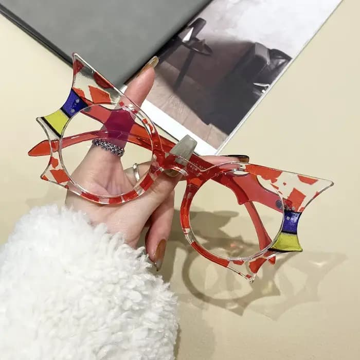 Papillon optique Transparent clair lunettes cadre oeil de chat montures pour femmes mode