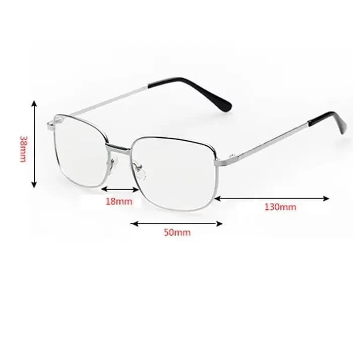 Lunettes de lecture tendance pour hommes, ultra-légères, à verres transparents, loupe, portables, cadeau pour les parents, anti-fatigue, pour presbytes