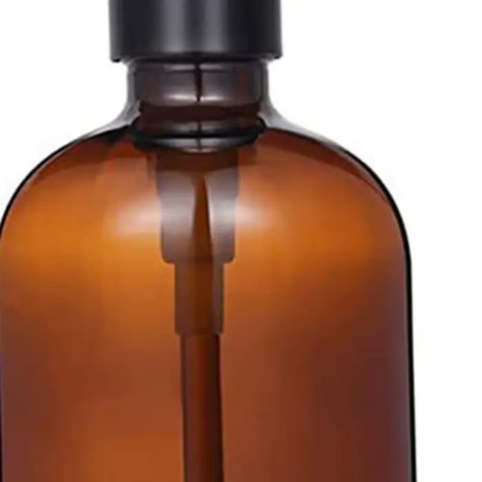 Bouteille en verre manuelle en acier inoxydable pour salle de bain, distributeur de type poussoir, Regina, T Vets, 18 oz