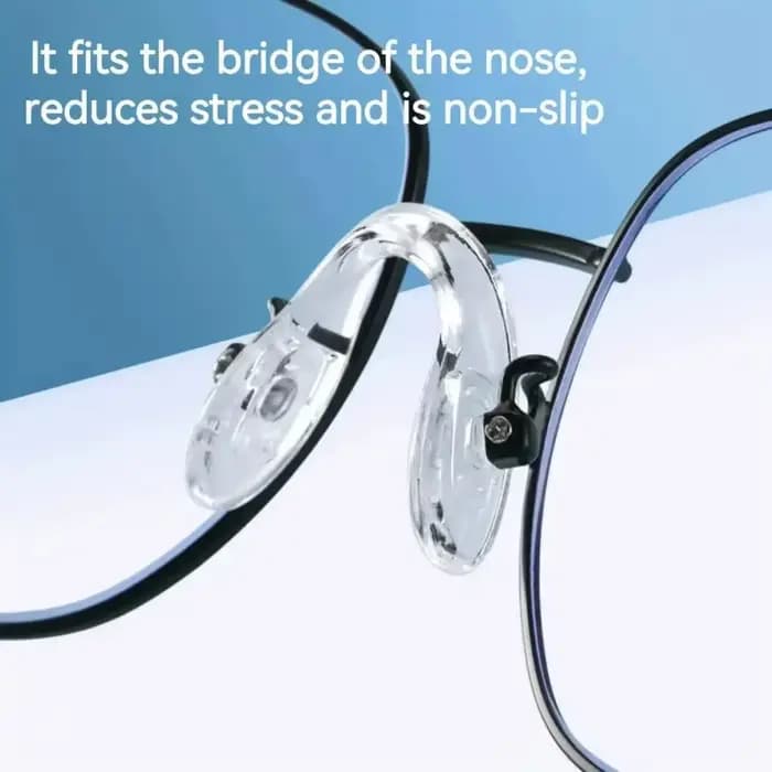 Plaquettes nasales pour lunettes en Silicone Ultra-doux