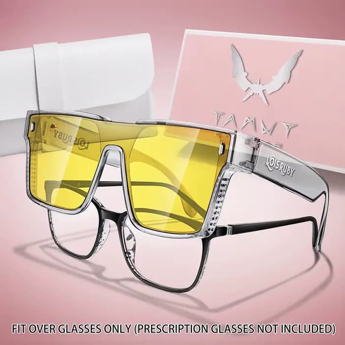 Lunettes de soleil carrées surdimensionnées pour hommes