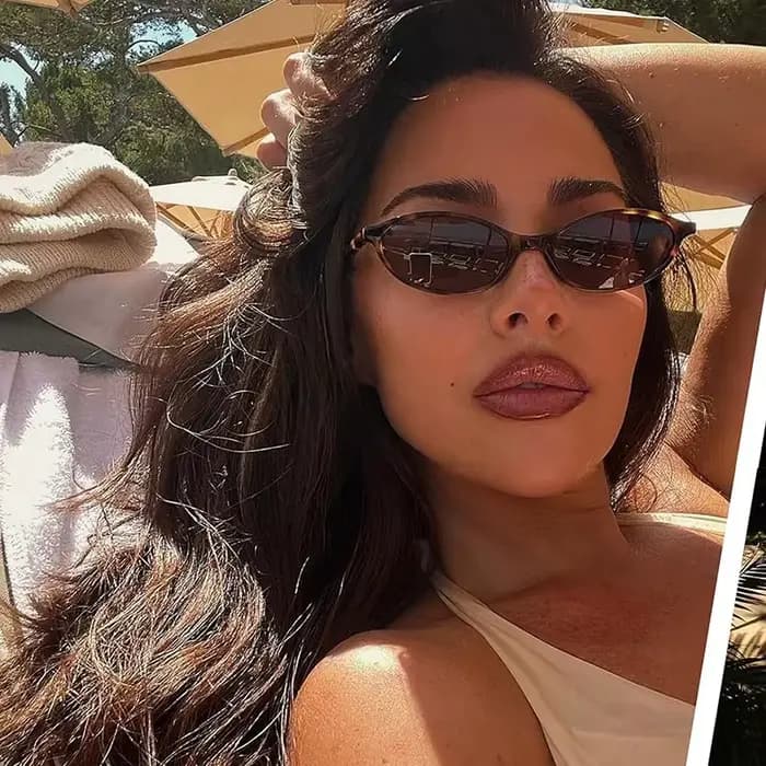 Lunettes de mode pour femmes avec monture ovale