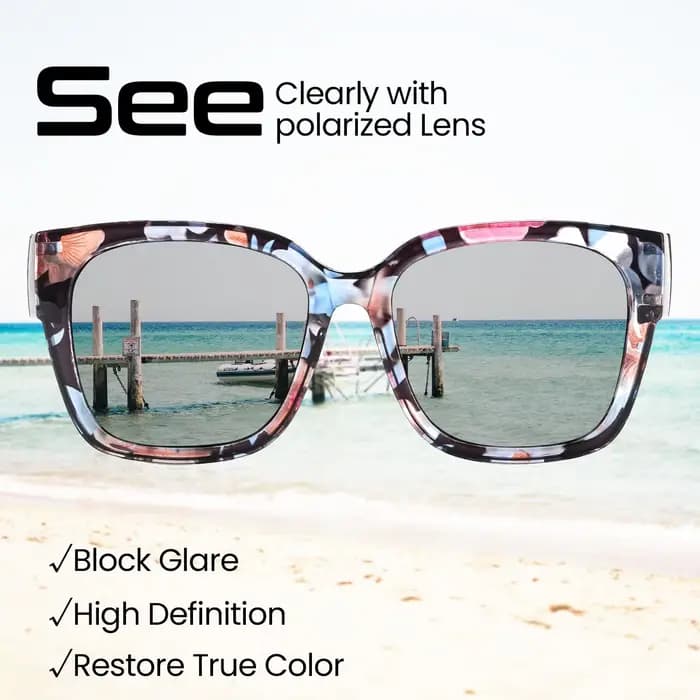 Lunettes de soleil surdimensionnées pour femmes et hommes