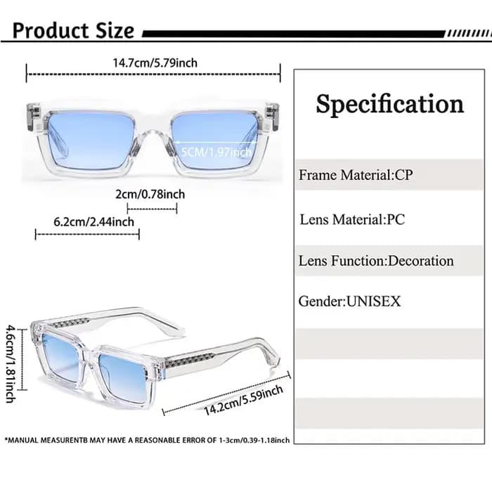 CATERSIDE Punk hommes lunettes de soleil carrées marque Design cadre