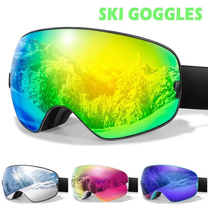 Lunettes de ski antibuée pour hommes et femmes