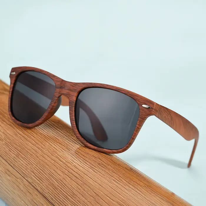Lunettes de soleil en bois de bambou pour hommes et femmes