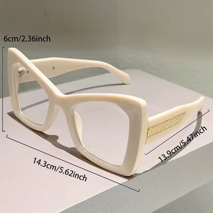 KAMMPT surdimensionné en forme de papillon lunettes femmes 2025 nouvelle mode bleu lumière bloquant montures optiques