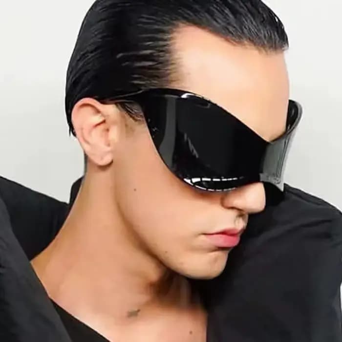 Lunettes de soleil Y2K enveloppantes pour femmes et hommes