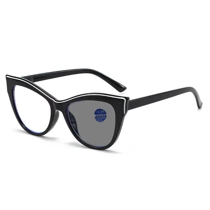 Lunettes photochromiques œil de chat à la mode pour myopie