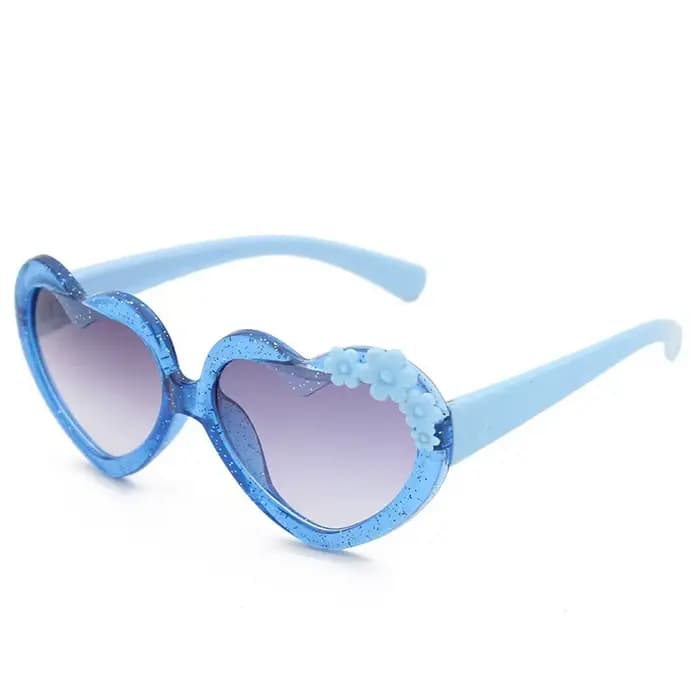 Filles garçons mignon dessin animé fleur lunettes de soleil en plein air Protection solaire enfants belles