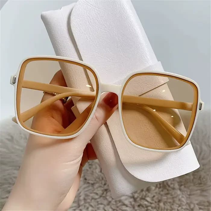Respzed-Lunettes de soleil à grande monture pour femmes