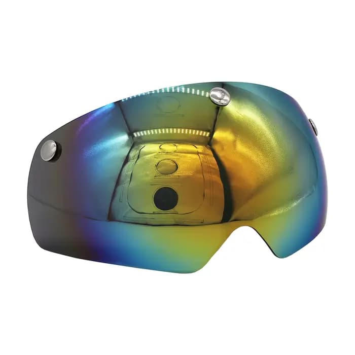 Lunettes de casque TT avec lentille aérodynamique