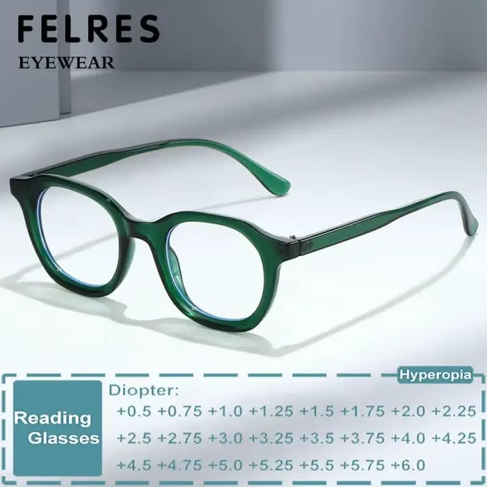 Lunettes de lecture ovales élégantes pour hommes et femmes