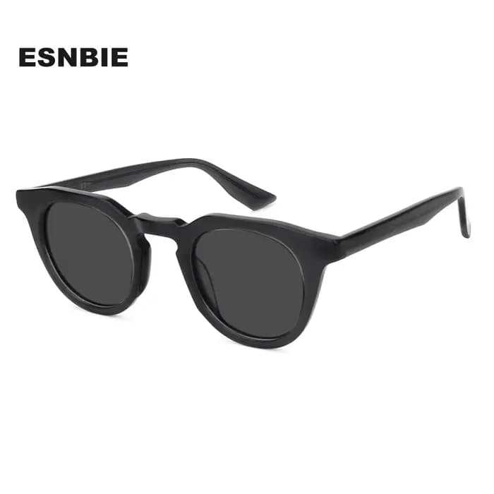 Vintage coquille de tortue lunettes de soleil pour hommes femmes rétro rond