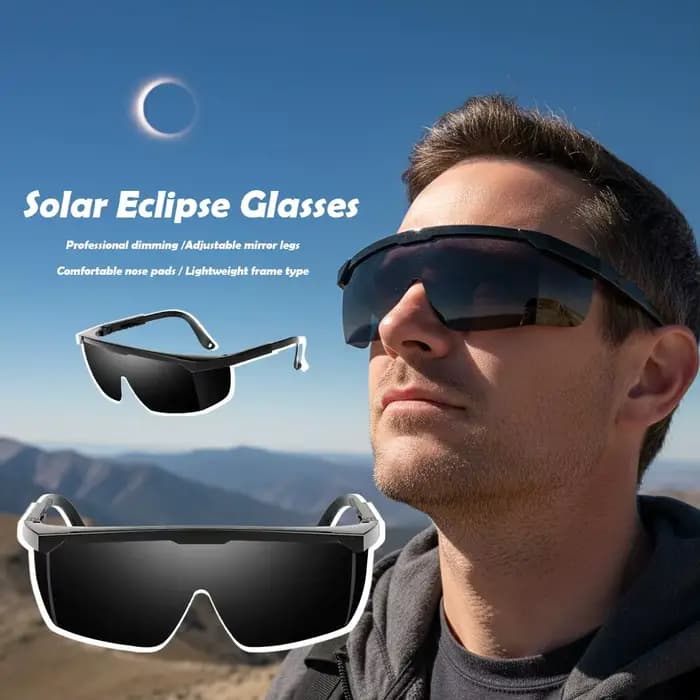 Lunettes d'observation d'éclipse solaire professionnelles