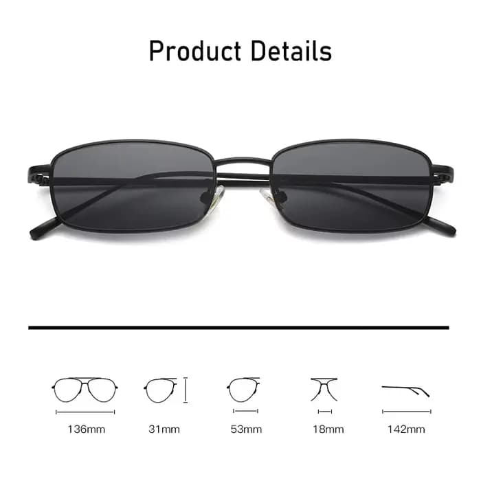 RUOBO mode coloré mercure lentille lunettes De soleil pour hommes femmes petit métal