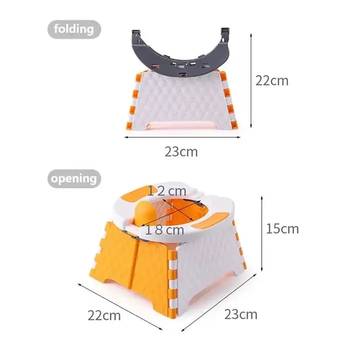 Pot d'Entraînement pour Bébé, Siège Pliable, Portable de Voyage, Cuvette de Toilette pour Enfant, Urinoir pour Enfants