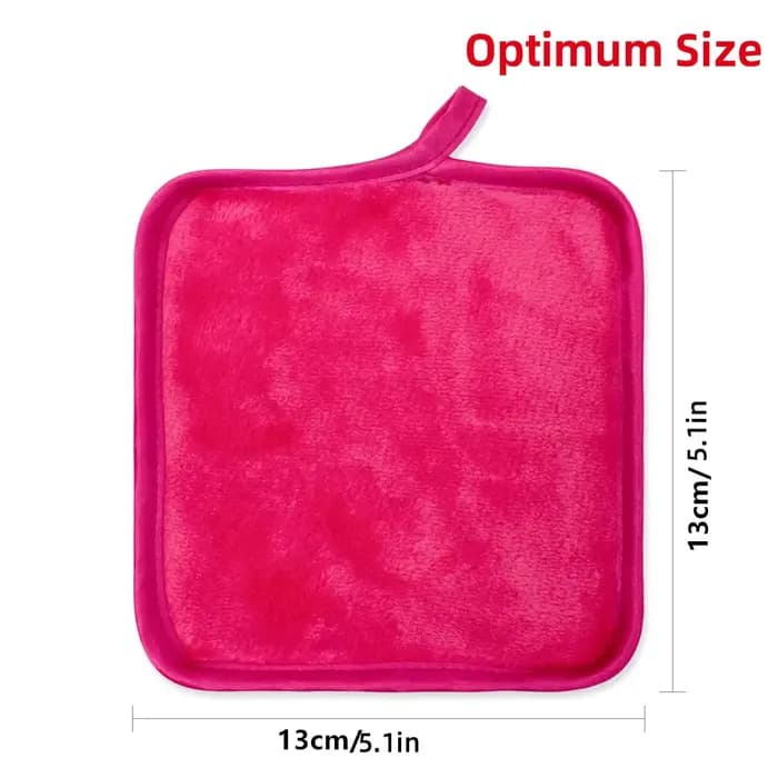 Tampons démaquillants réutilisables, 2 pièces, tampons en coton, gomme de maquillage, serviette faciale en microfibre, nettoyant pour le visage, lingettes nettoyantes, soins de beauté
