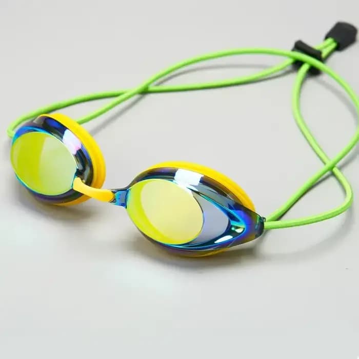 Nouvelles lunettes de natation tête de corde avec couleur vive galvanisées