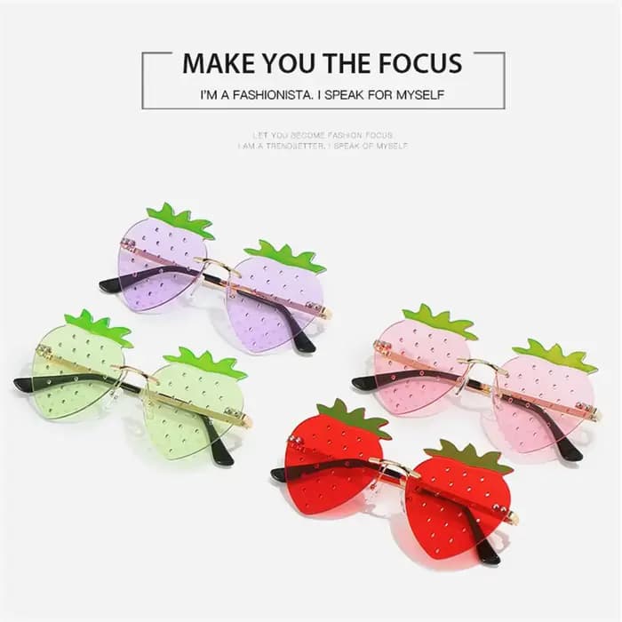 Lunettes de soleil Harvey colorées uniques pour femmes et hommes