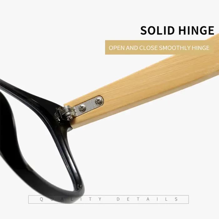 HDCRAFTER montures de lunettes en bois hommes Prescription lunettes en bambou cadre lunettes carrées lecture montures de lunettes optiques