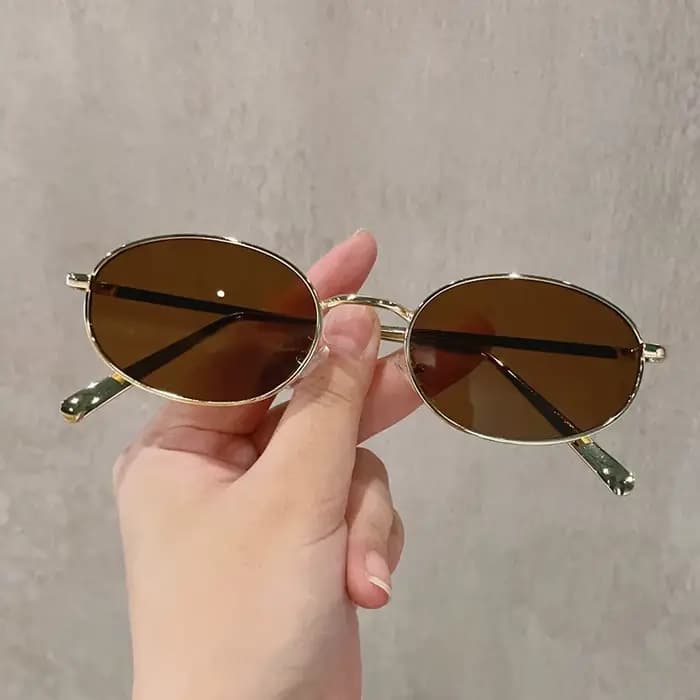 Lunettes de soleil ovales pour femmes et hommes