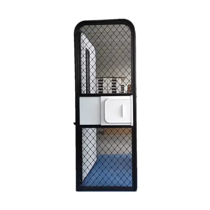 Nouvelle conception de porte de camping-car en alliage d'aluminium avec fenêtre en verre