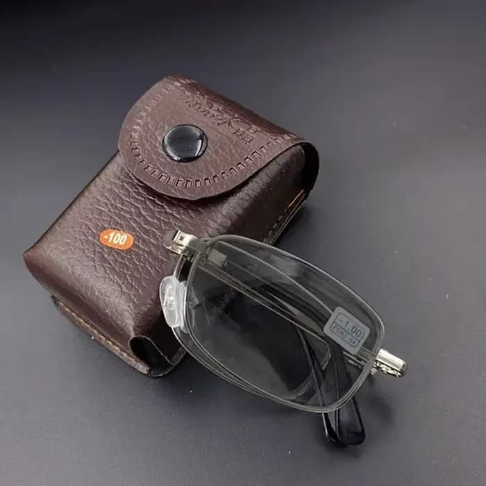 Lunettes photochromiques portables pliantes pour myopie