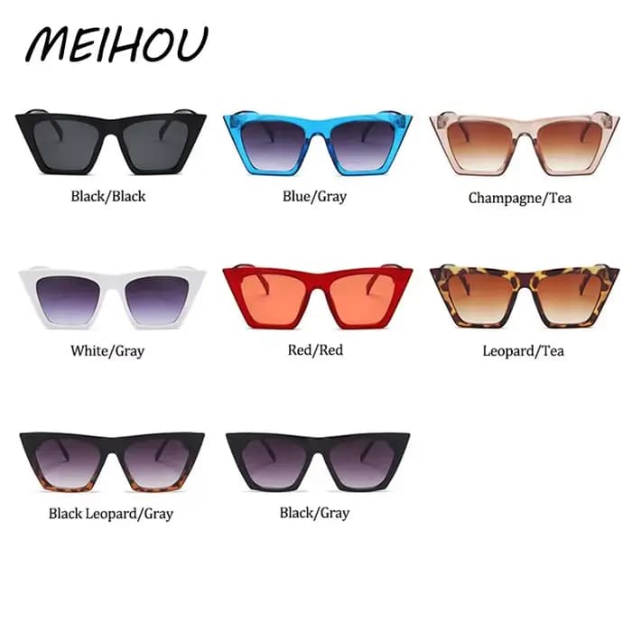 Lunettes de soleil œil de chat vintage classiques pour femmes