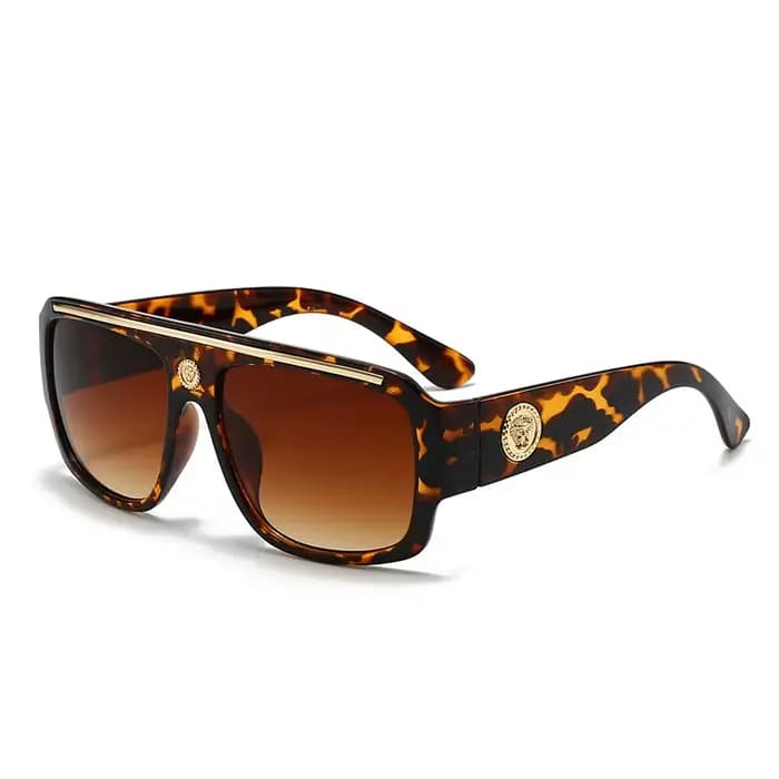 Marque de mode lunettes de soleil de créateur de luxe hommes femmes 2025 surdimensionné Vintage Punk nuances