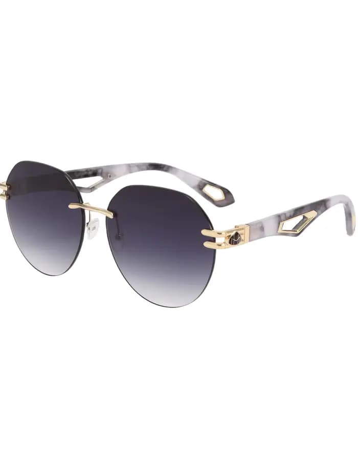 Nouveau Joker mode lunettes de soleil rétro personnalité sans cadre tendance rue