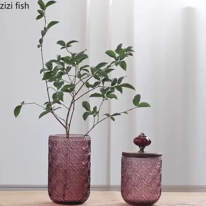 Pot de rangement en verre, pot de coton-tige, bouteille de rangement, porte-cure-dents, boîte de rangement, organisateur de bureau, porte-stylo, pots scellés