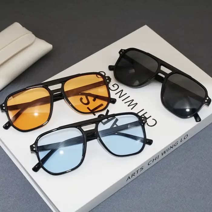 Lunettes de soleil punk vintage pour hommes et femmes