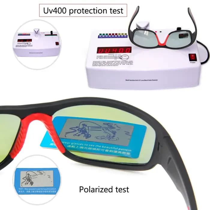 QUESHARK – lunettes de soleil polarisées pour hommes