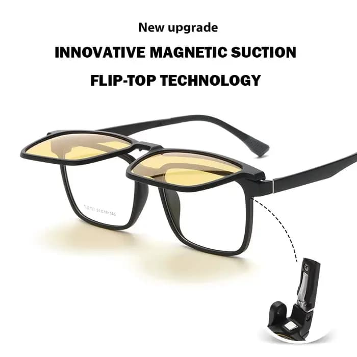 Lunettes de Prescription magnétiques rabattables pour hommes et femmes