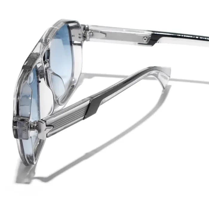 Lunettes de soleil rétro 2026 à monture transparente pour hommes et femmes