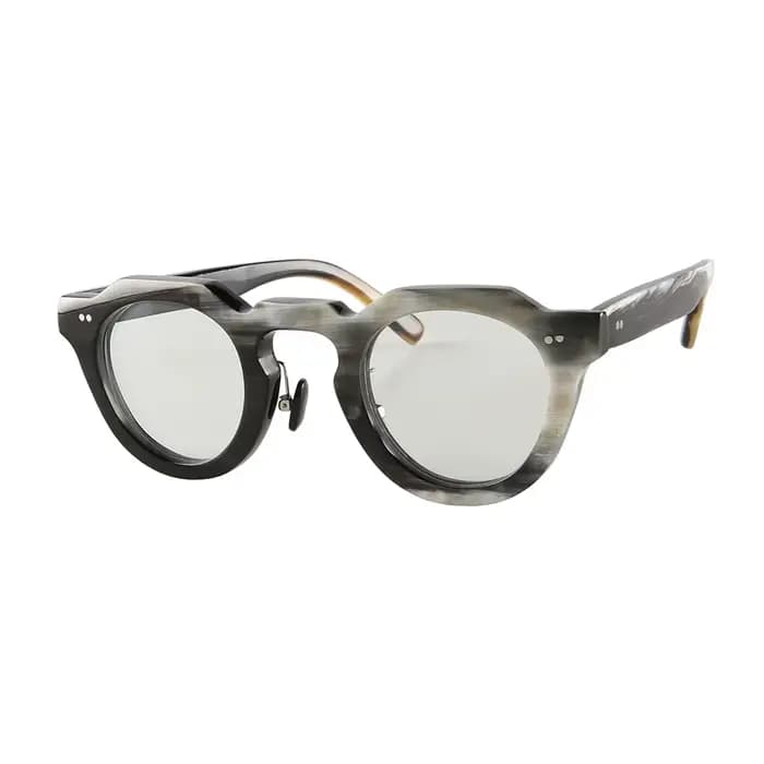 Super Optics-Lunettes à Monture en Corne Naturelle Rétro, Classique, Marque Française de Luxe, RiSALE, Sur Mesure, Faites à la Main, Uniques