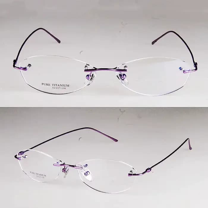 Lunettes sans bords pour femmes