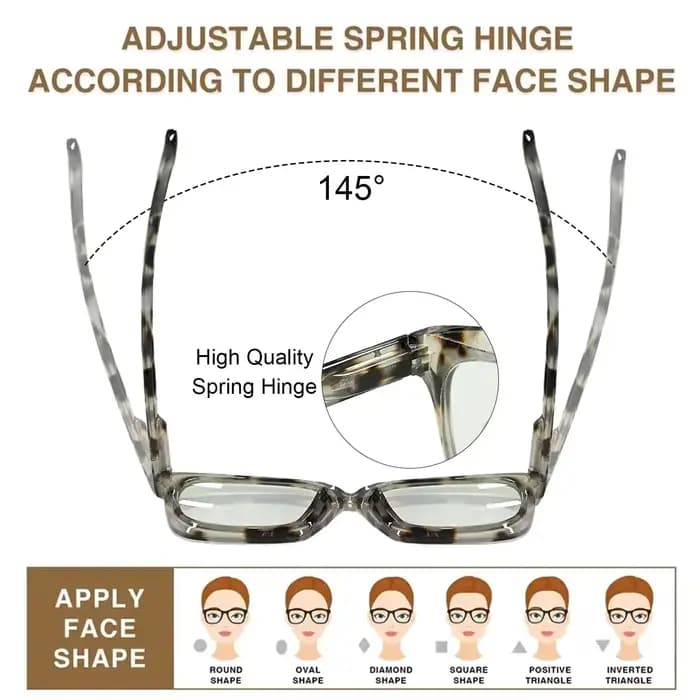 Lunettes de lecture vintage 3 pièces pour femmes et hommes – Utilisation quotidienne et formelle