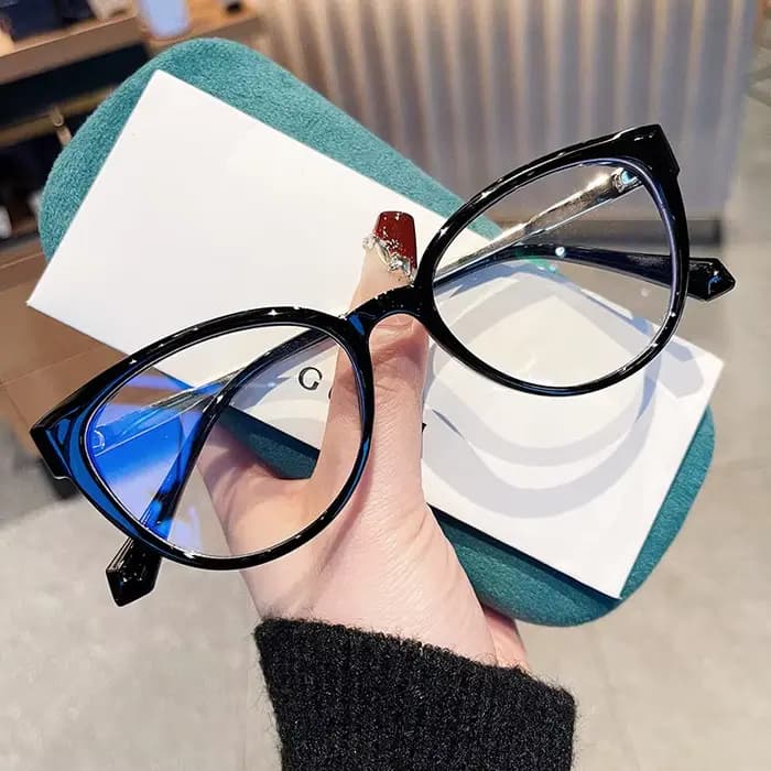 Lunettes bloquant la lumière bleue en forme d'oeil de chat pour femmes