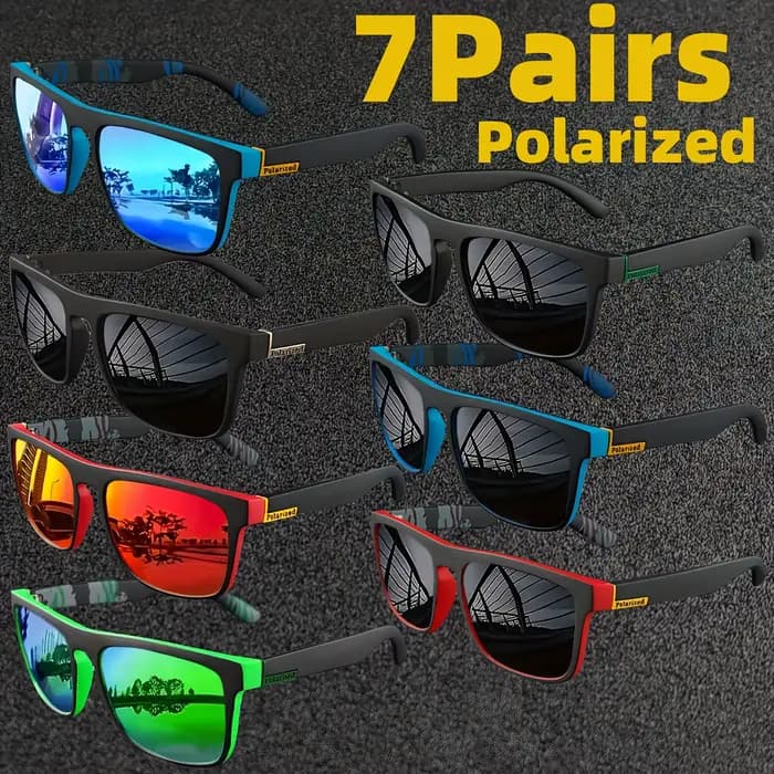 Lunettes de soleil polarisées carrées