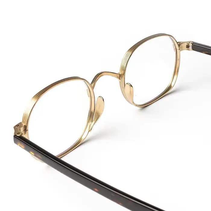 Lunettes carrées à monture en titane pour hommes et femmes