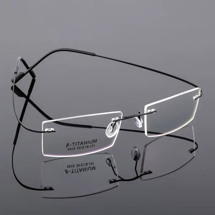 UVLAIK Super élastique titane lunettes montures hommes affaires alliage optique