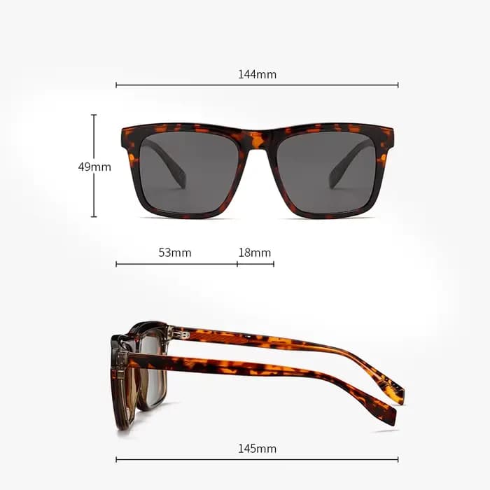 BLMUSA carré grand cadre 2-en-1 lunettes magnétiques hommes mode optique multifocale Prescription