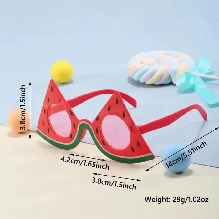 Lunettes de soleil tendance et amusantes en forme d'ananas