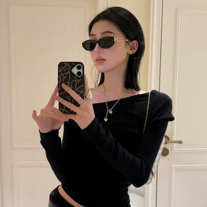 Lunettes de soleil œil de chat de Style coréen à la mode