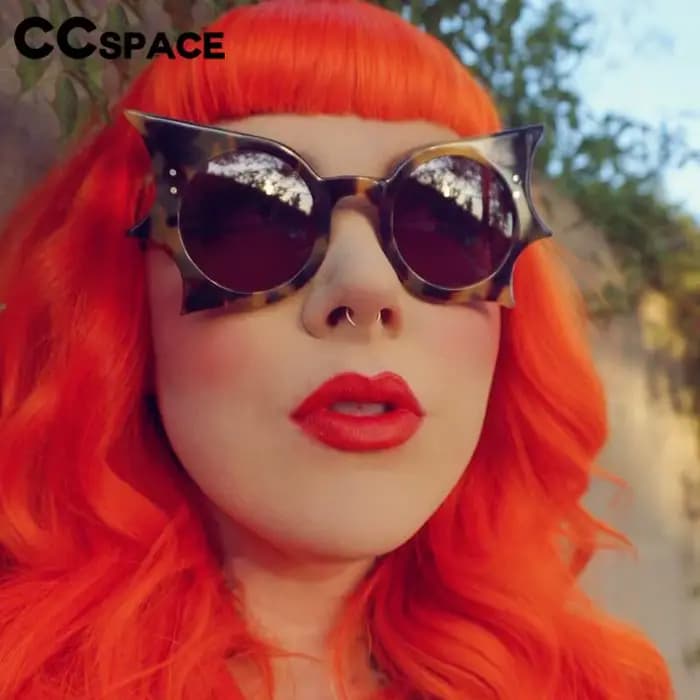 Lunettes de soleil à monture papillon pour femmes