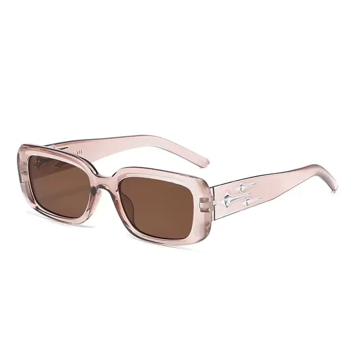 Randonnée Y2K Style petit carré Anti lumière lunettes femmes chaton oeil