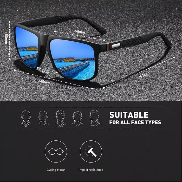 Lunettes de soleil de conduite de plein air tendance