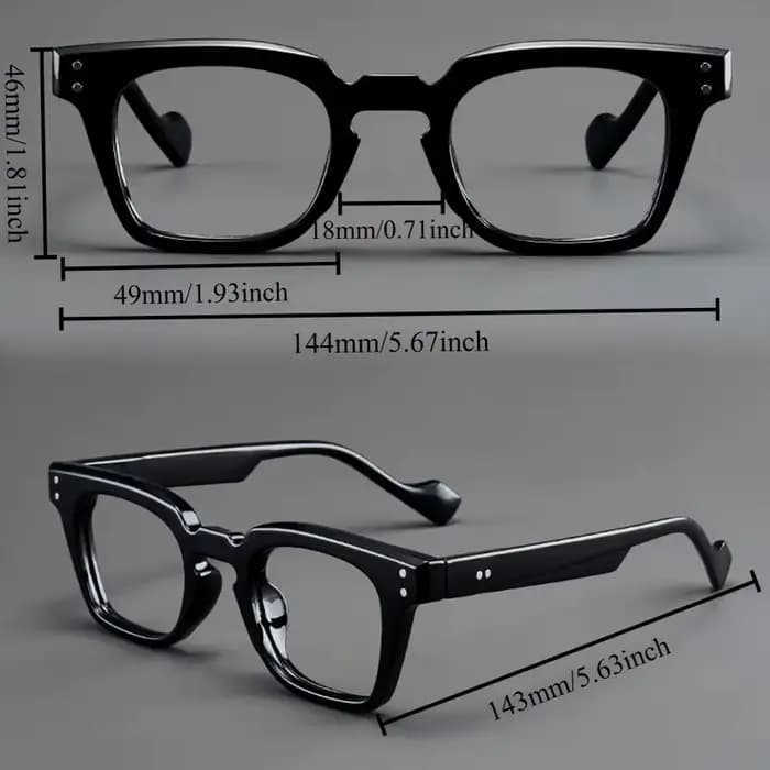 Lot de 2 lunettes de lecture rectangulaires et rondes élégantes en écaille de tortue